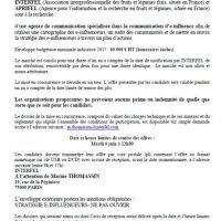 Mise en concurrence communication d’e-influence