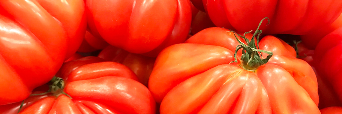 Tomate côtelée et cœur de bœuf
