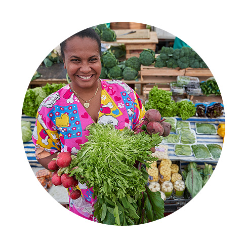 Brésil - alimentation saine -fruits et légumes