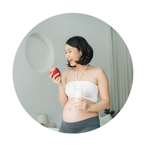 Fruits produits laitiers grossesse