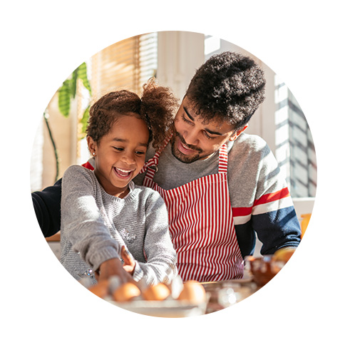 Equation Nutrition - Père et fils en cuisine