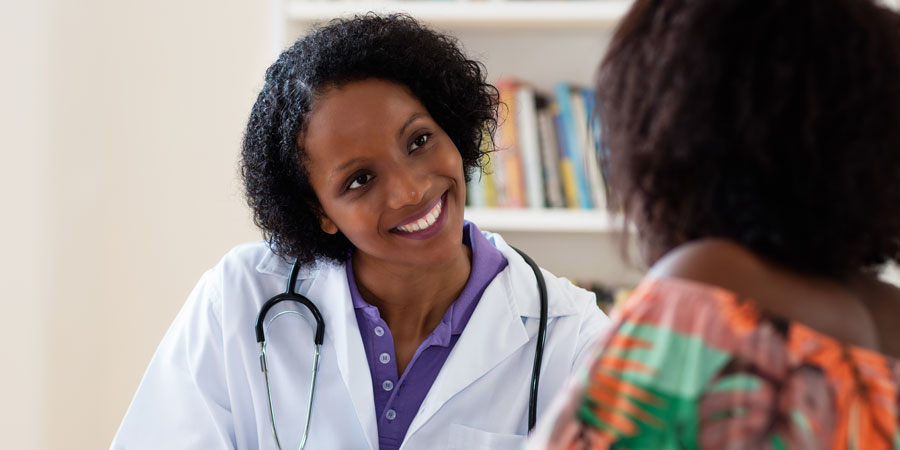 Consultation médecin patient - conseils nutrition