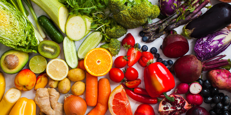 Fruits et légumes de toutes les couleurs vitamine A - Aprifel